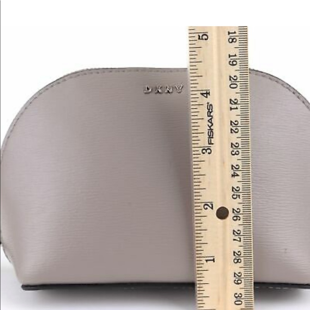 DKNY Leather Cosmetic Pouch Bag - Picture 5 of 5